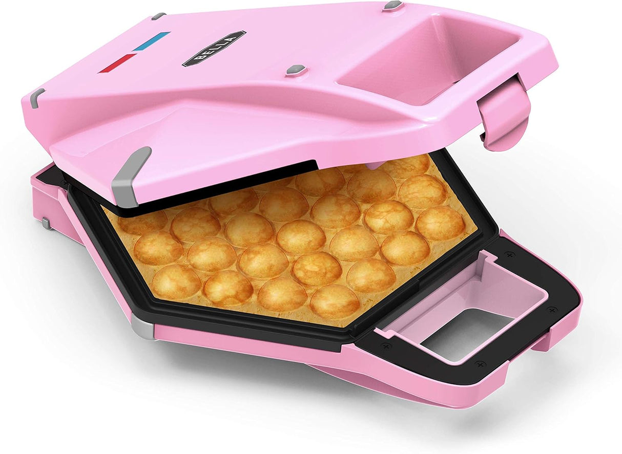 Máquina de Waffles BELLA, Antiadherente, 9 con Soporte de Cono