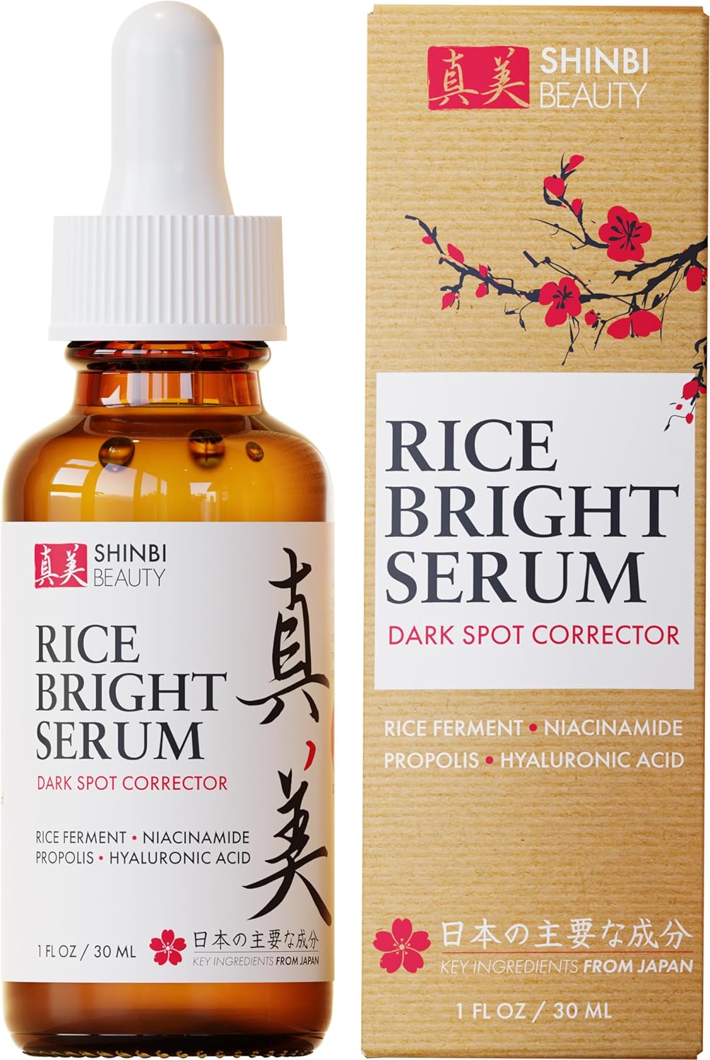 Sérum Japonés de Niacinamida para Melasma y Manchas Oscuras