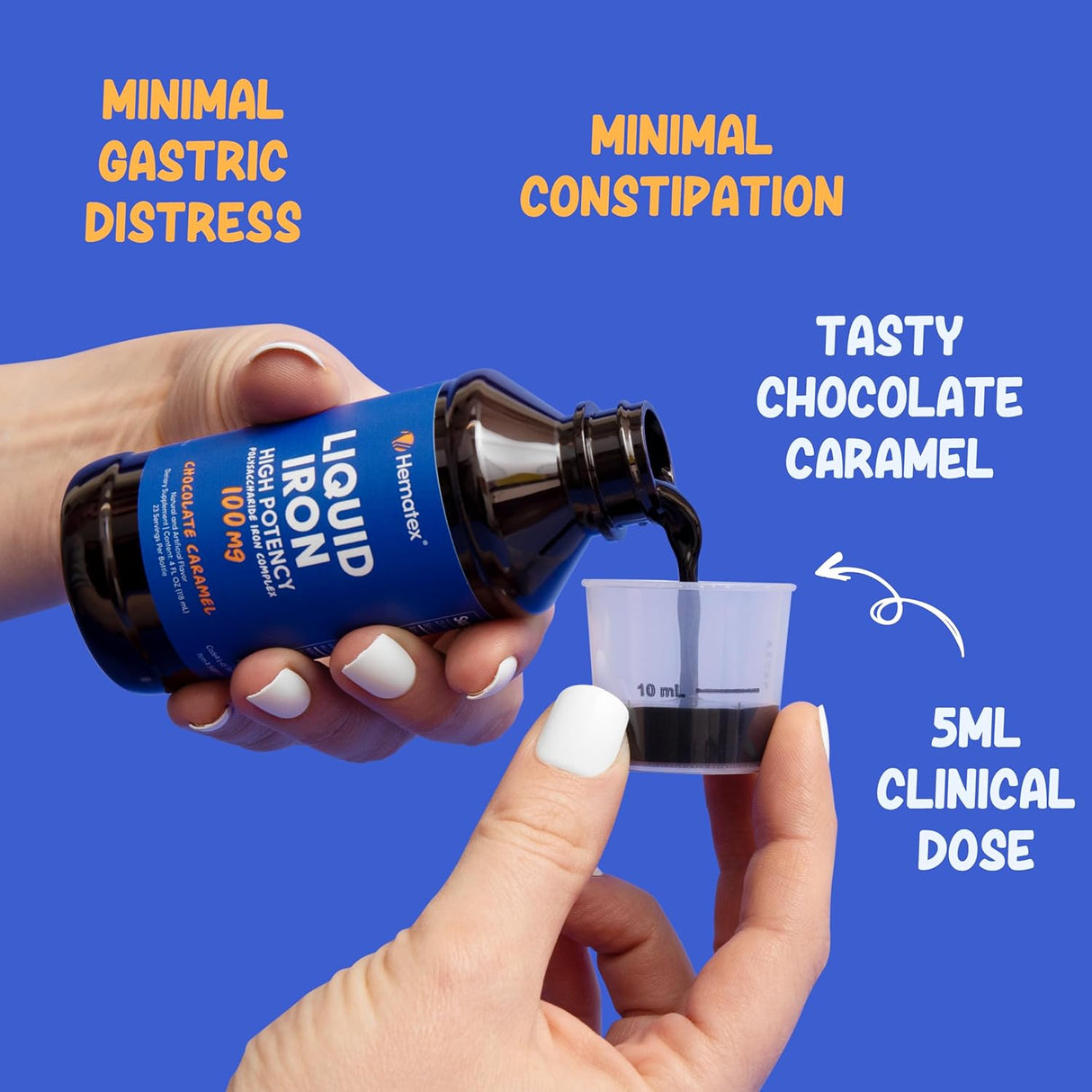 Suplemento Hematex de hierro líquido de alta potencia