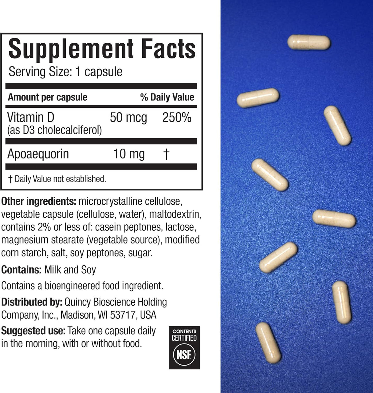 Suplemento Prevagen Mejora la memoria fuerza regular 30 cáp