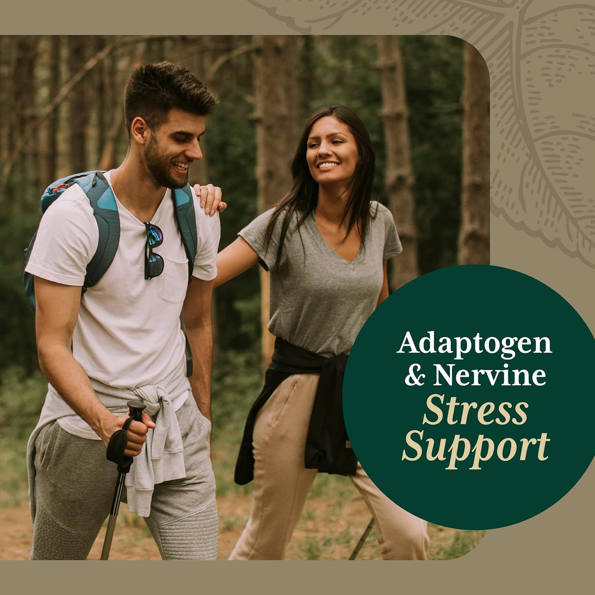 Suplemento adaptógeno y nerviino para el estrés Ashwagandha