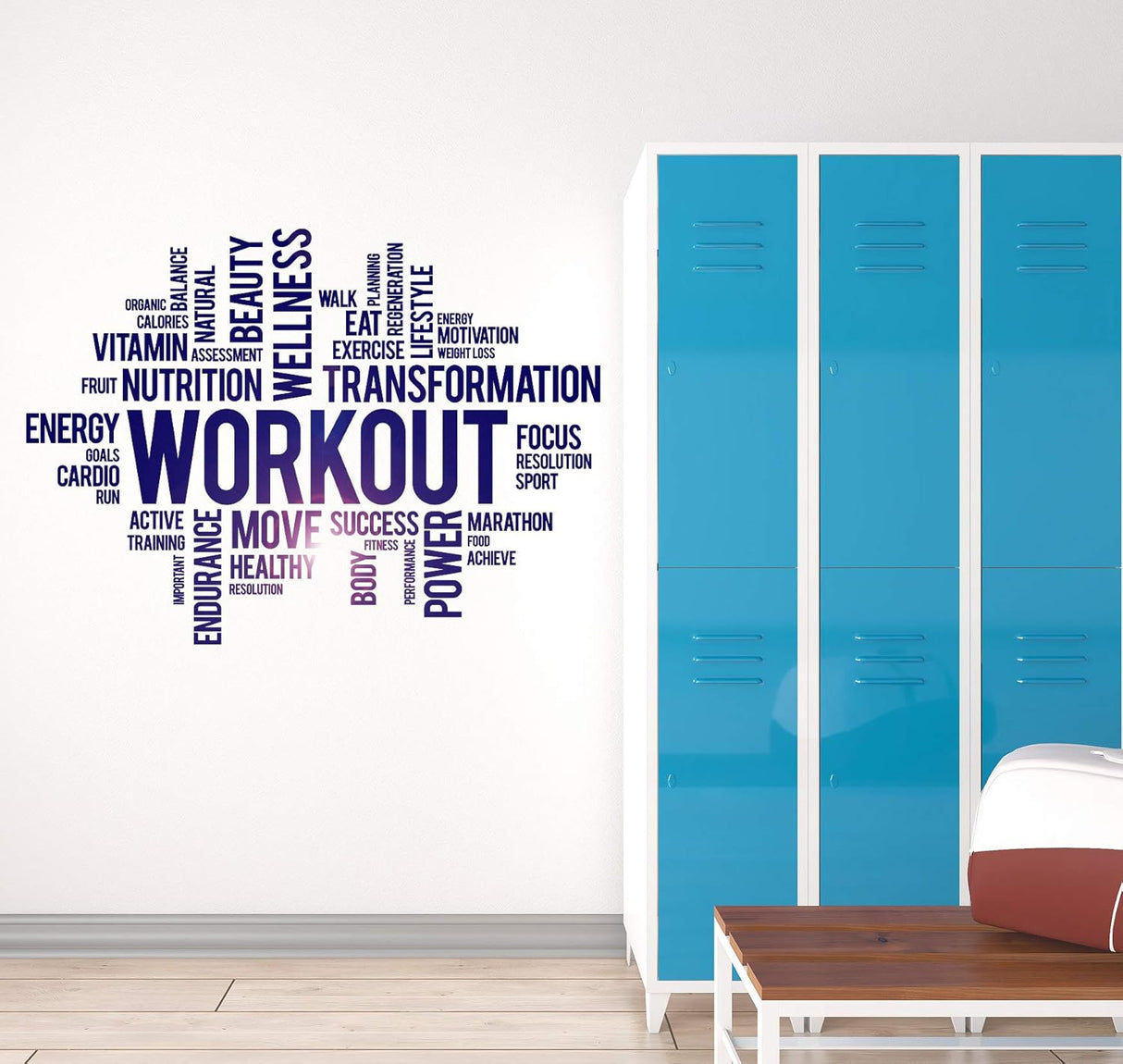 Vinilo Decorativo Motivacional para Gimnasio - Modelo ig6249