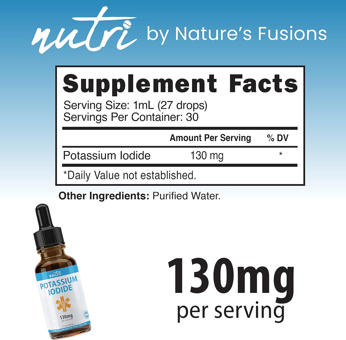 Suplementos Alimenticios Tabletas de yodo de potasio