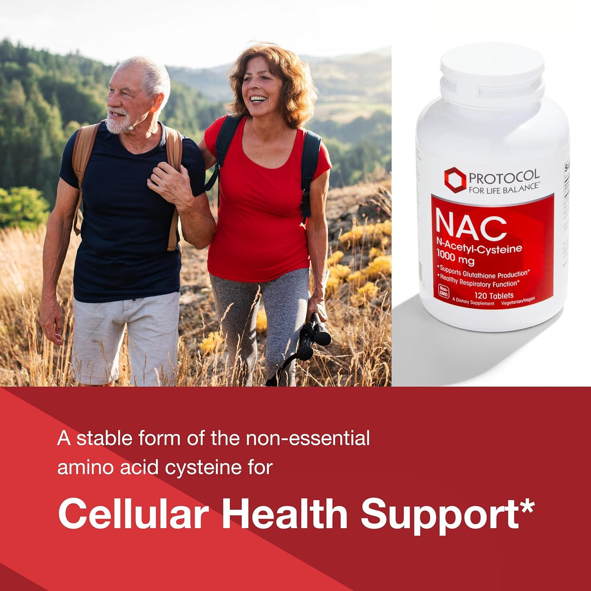 NAC N-Acetil Cisteína 1000mg - PROTOCOL FOR LIFE BALANCE