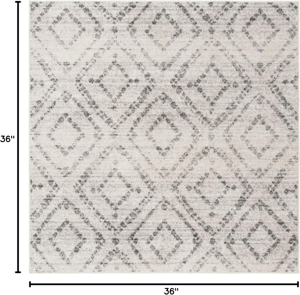 Alfombra cuadrada de diseño diamante para sala y dormitorio ADR131C