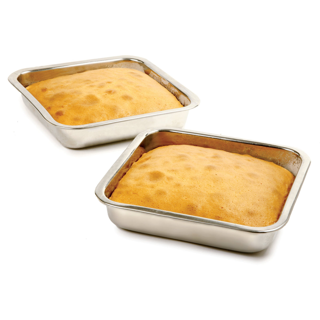 Molde para pastel de acero inoxidable 7.5 pulgadas, cuadrado