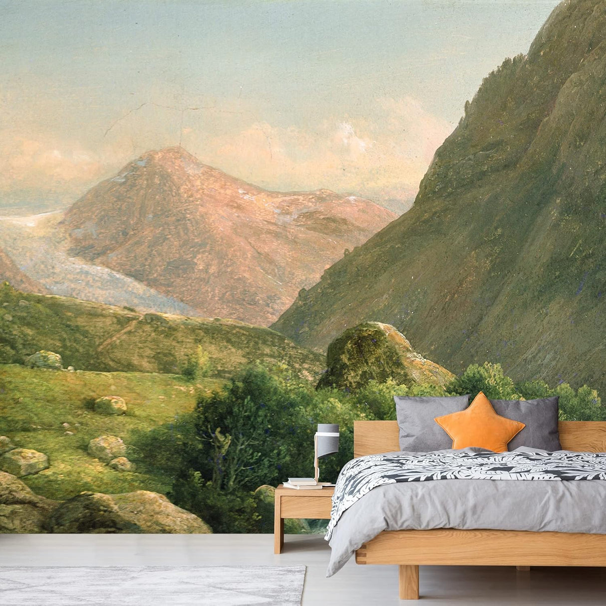 IDEA4WALL Adhesivo mural removible cordillera escénica valle