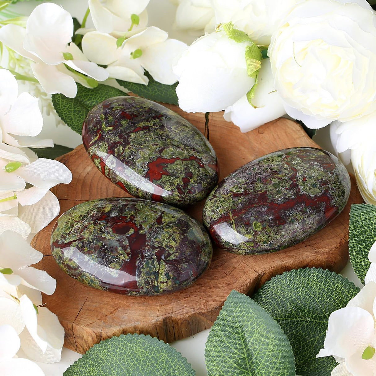 ZHIYUXI Cristales de sangre de dragón de 2.4 in curativas