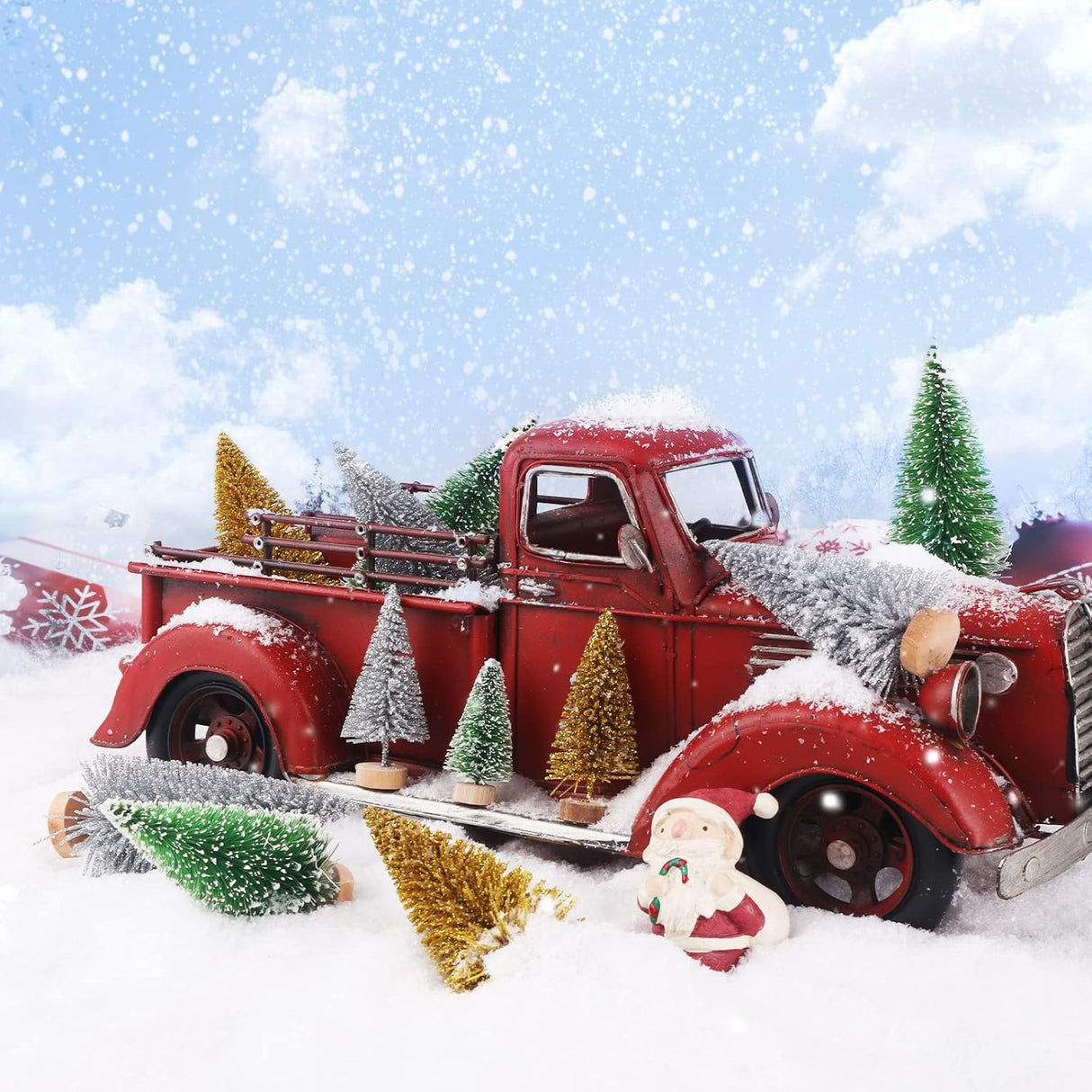 Árbol de Navidad Miniatura de Mesa, Decoración 24pcs