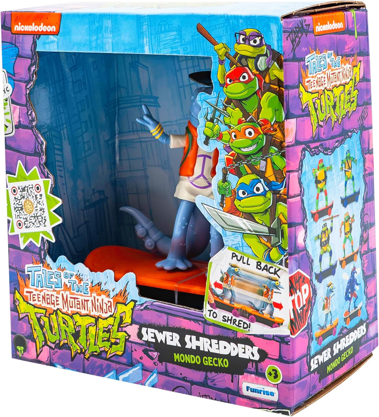 Figura de acción Mondo Gecko TMNT 5 con acción de corte