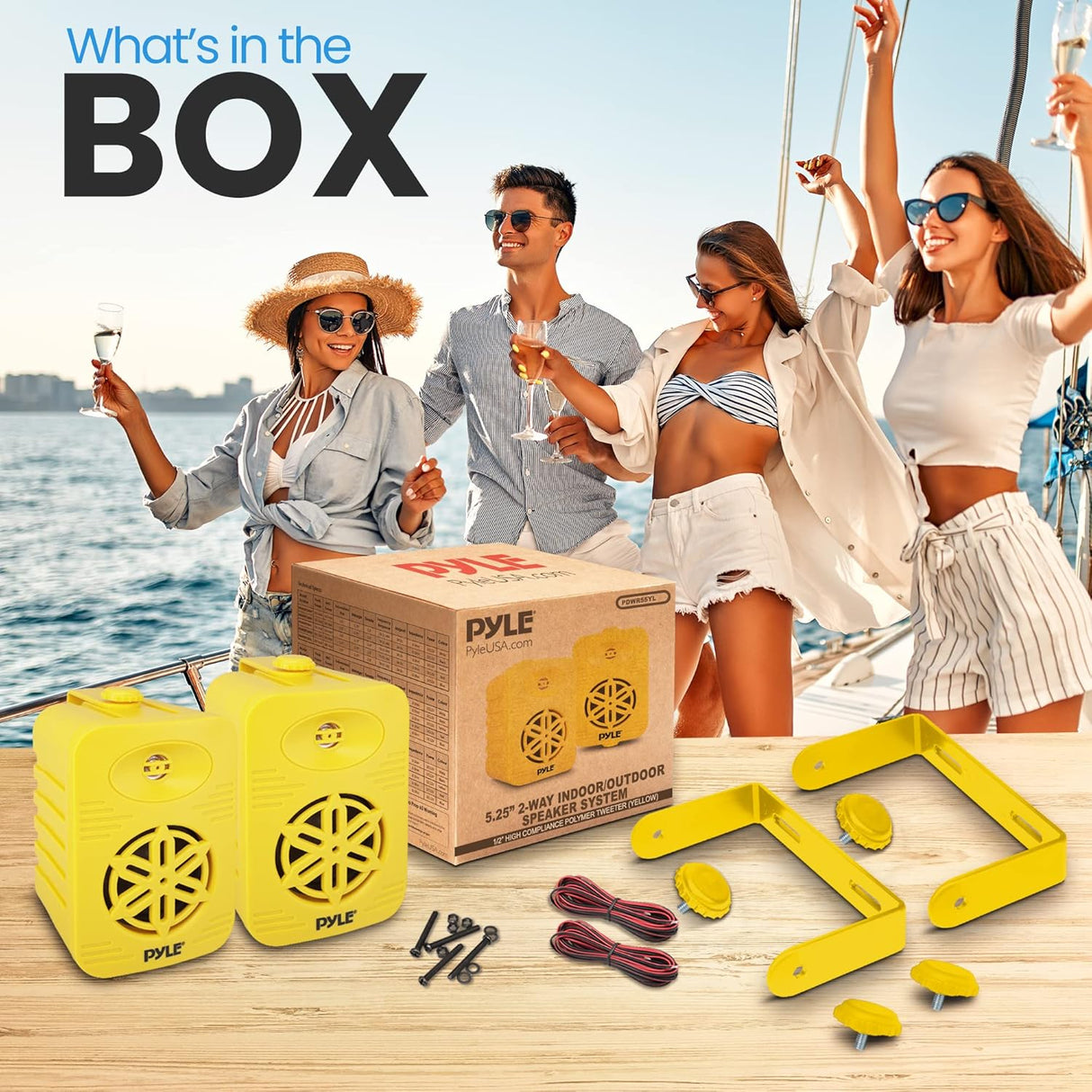 Parlantes o altavoces para interiores PYLE-HOME PDWR55YL