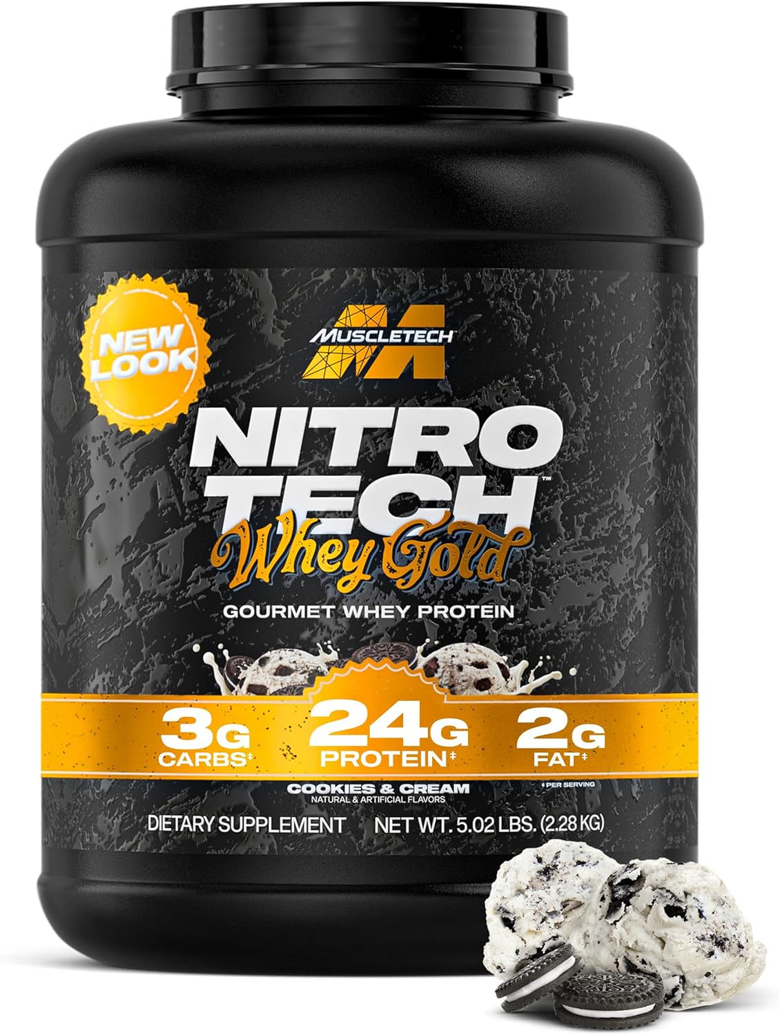 Proteína de suero Muscletech Nitro-Tech 5 lb