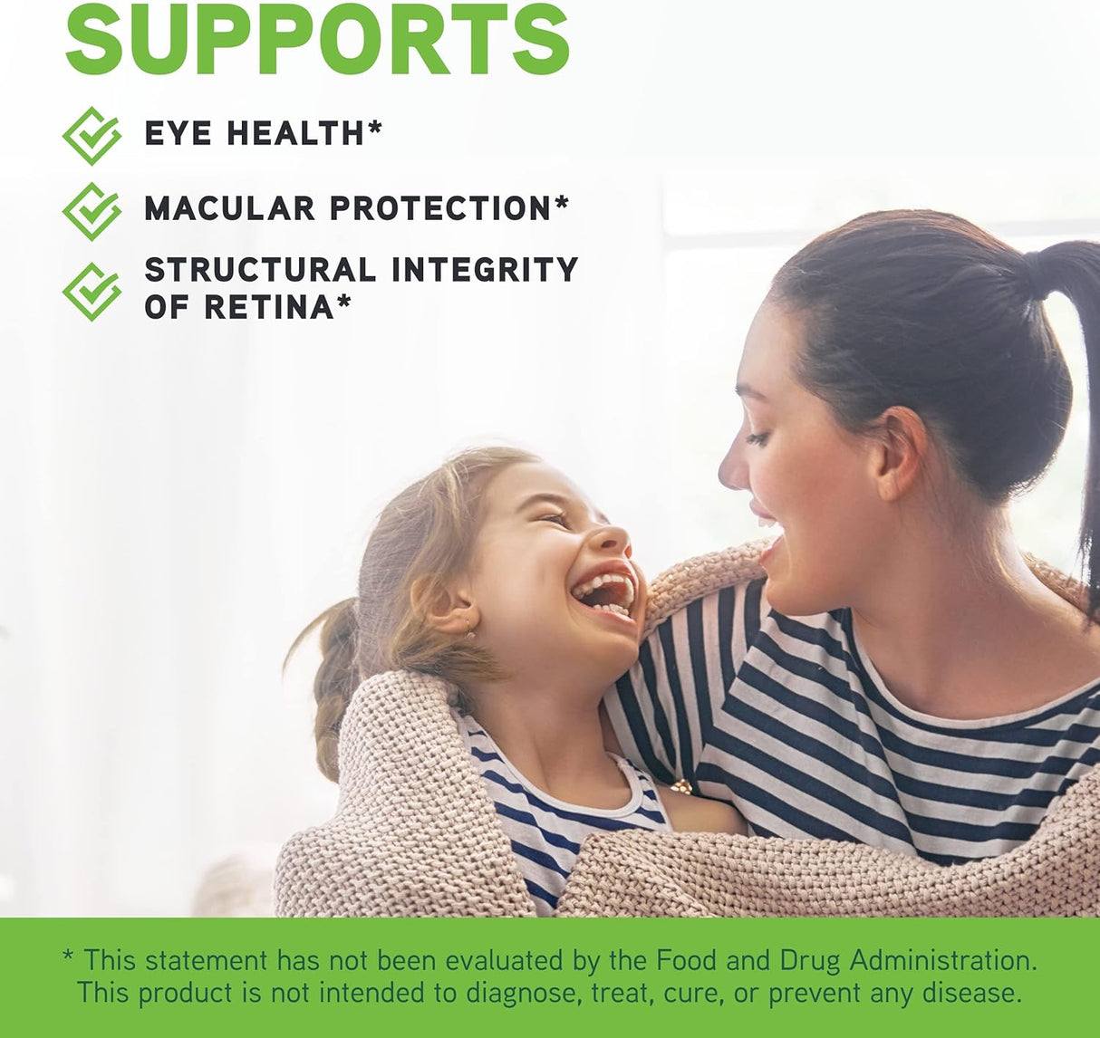 Suplemento dietético para mantener la función visual DAVINCI