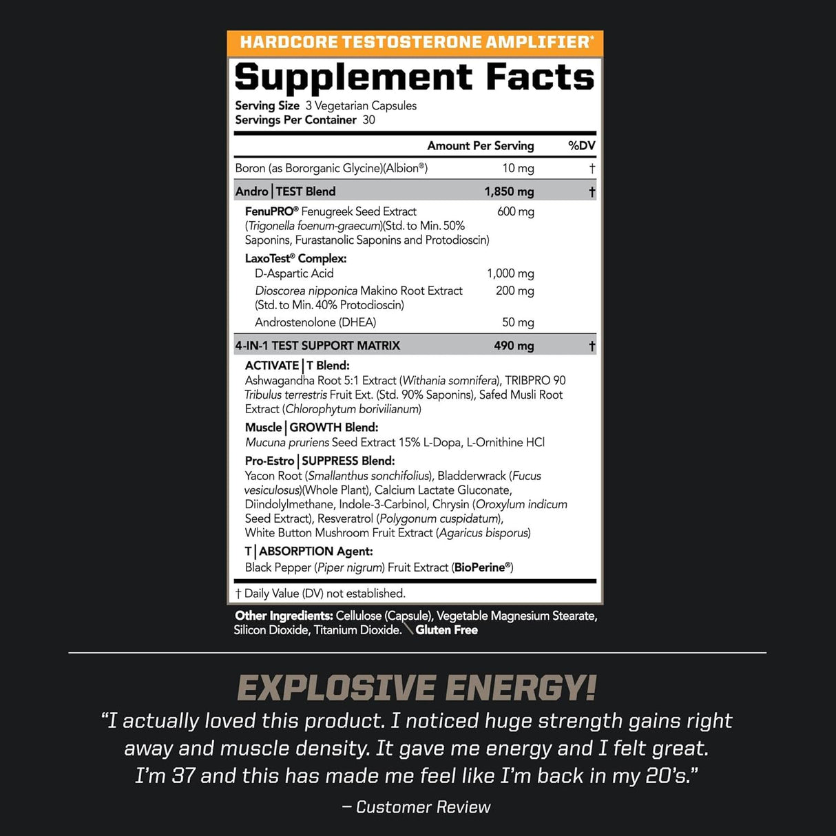Suplementos Alimenticios Amplifica la testosterona muscular