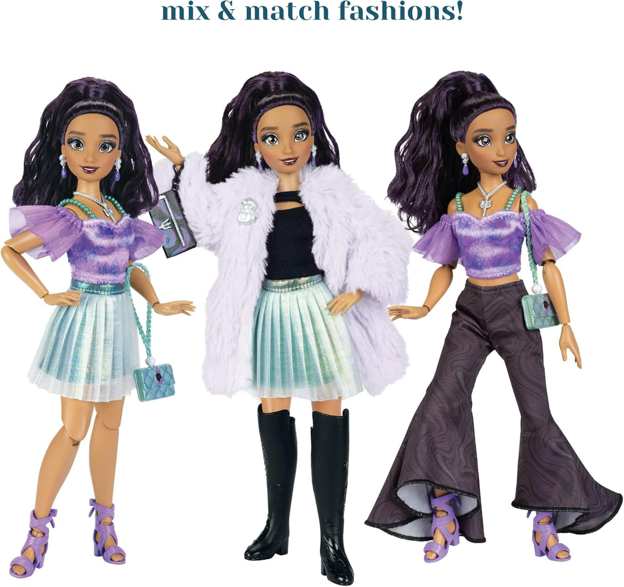 Muñeca Ursula Disney ily 4EVER, 11.5”, 13 articulaciones, 2 outfits