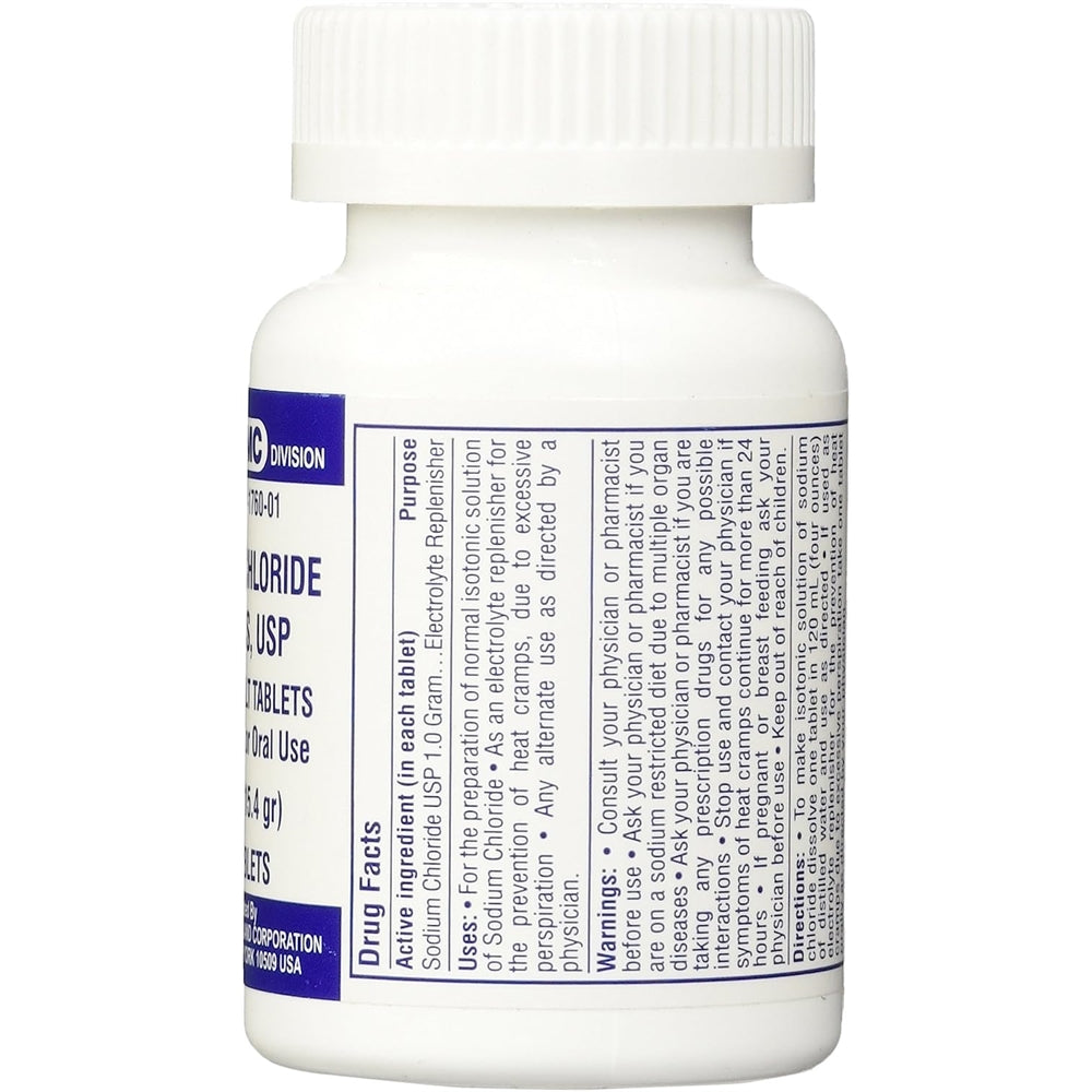 Suplementos postizas Sod Chlor 1 GM 100 unidades