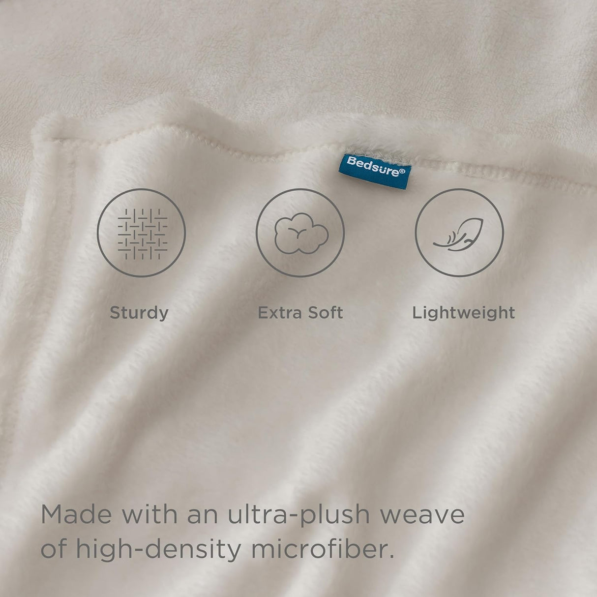 Manta Fleece Bedsure 300GSM Suave y Ligera para Viajes