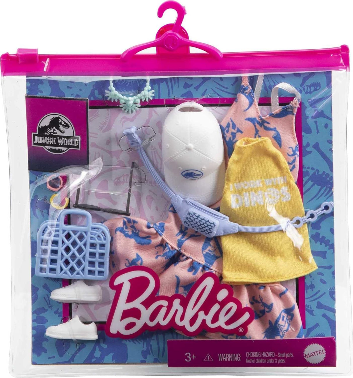 Barbie Ropa y Accesorios Jurassic World 10 Piezas Niños