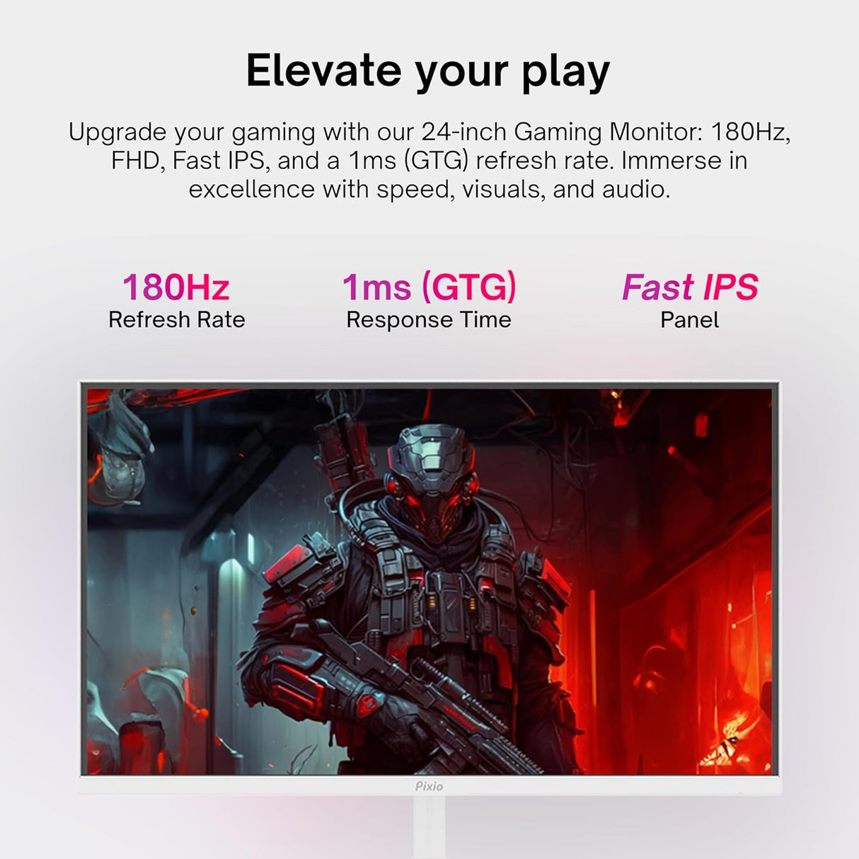 Monitor Gaming Pixio PX248 Prime V2 24 180Hz 1ms FHD 1080p
