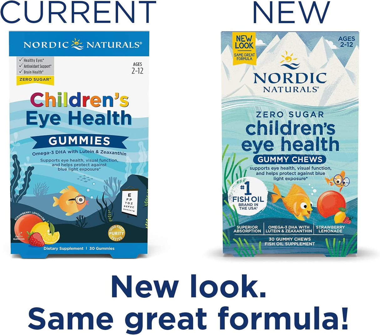 Suplemento Nordic Naturals Gomitas de salud ocular para niño