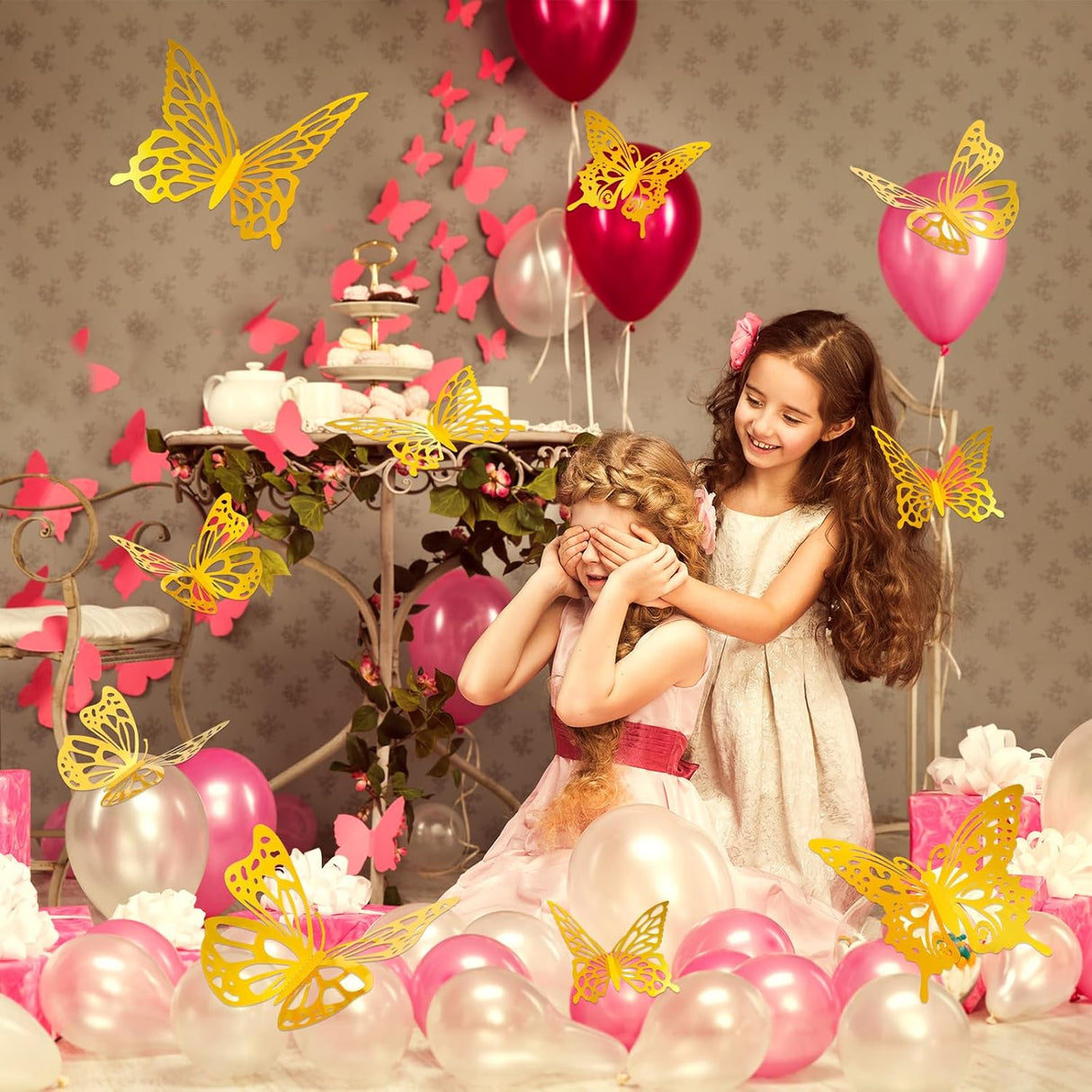 Decoración de Mariposas 3D Yeaqee 24 Pcs para Fiestas