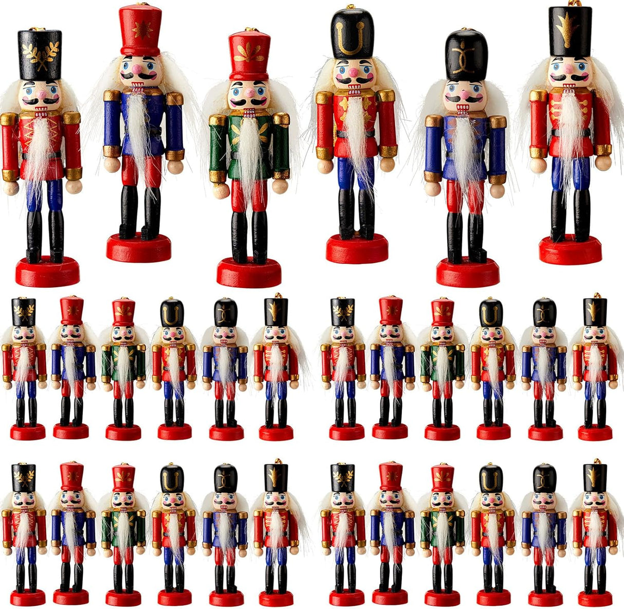 Adorno Navideño Soldado Nutcracker Aoriher 24 Piezas Decoración