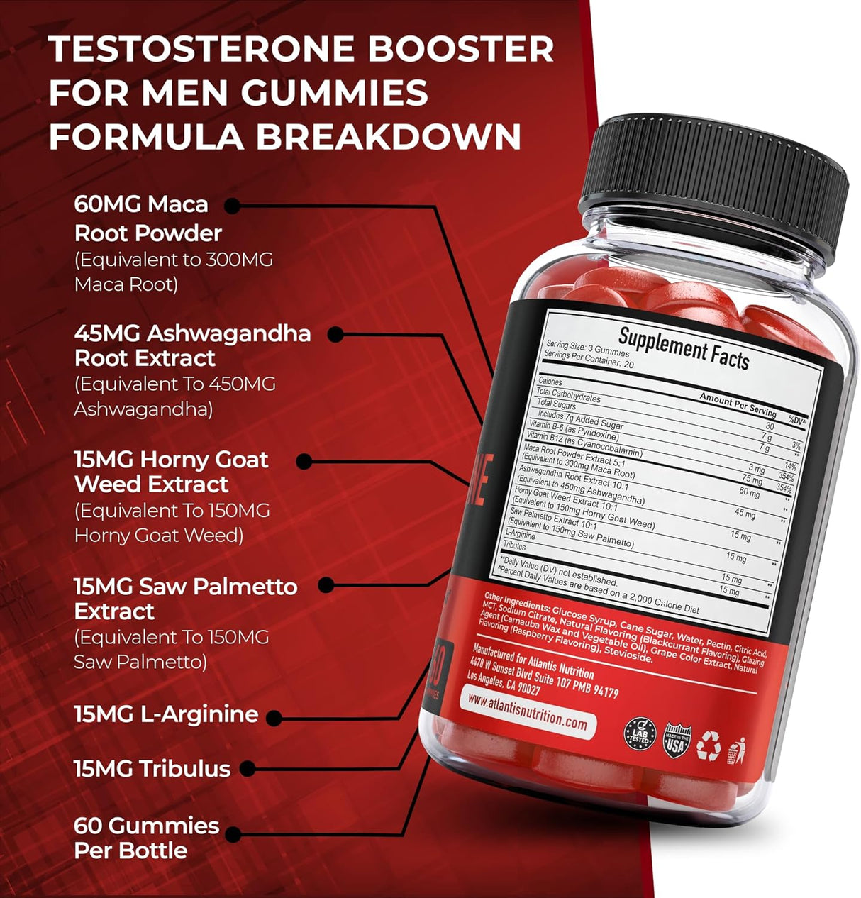 Suplementos optimiza el rendimiento físico Atlantis Nutrition