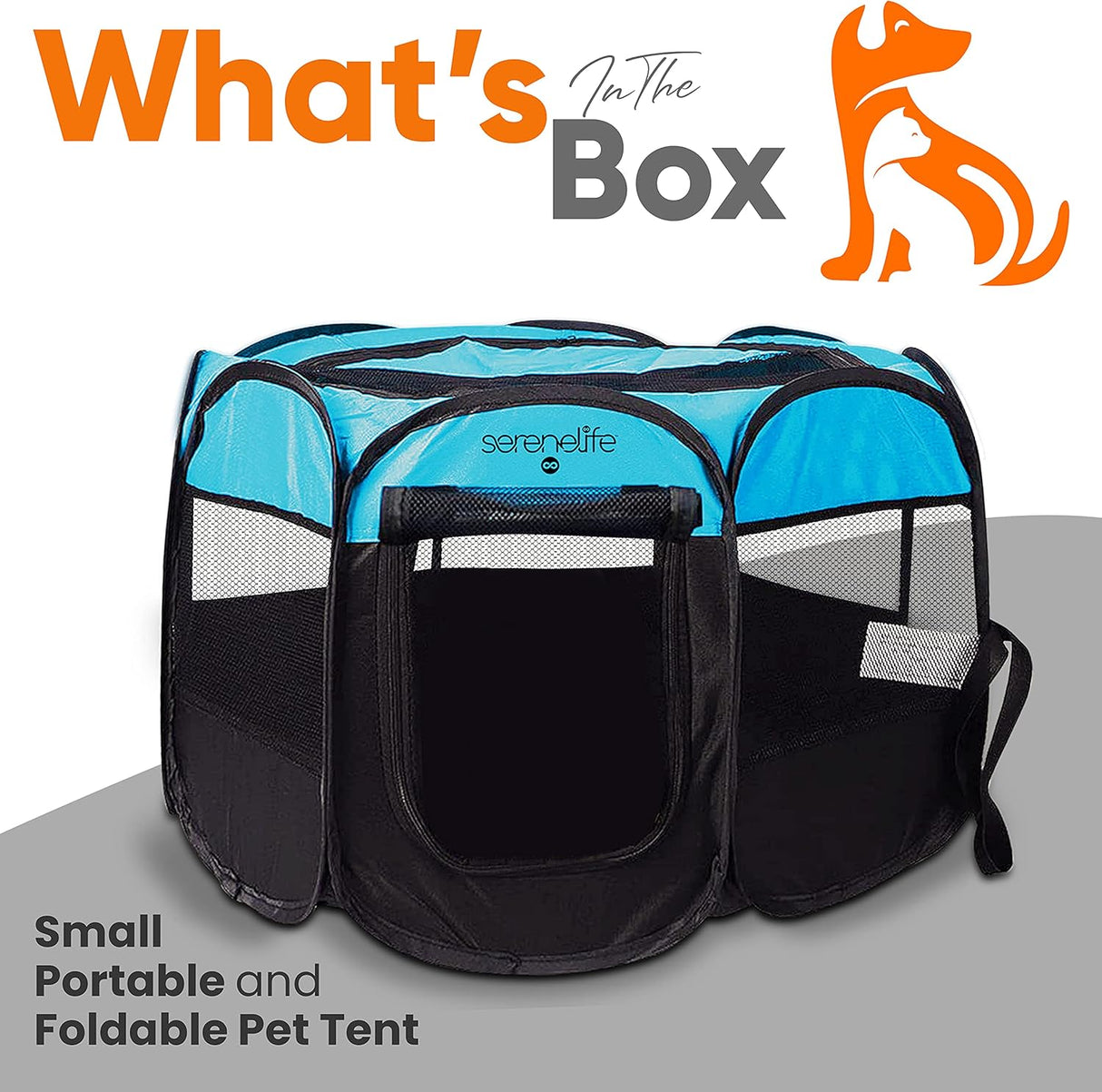 Casa para Perros plegable portátil SERENELIFE SLPTSB104