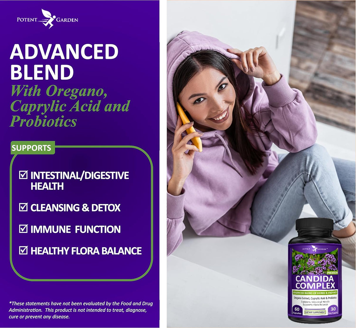 Complejo Candida: Equilibrio Intestinal y Apoyo Inmunológico