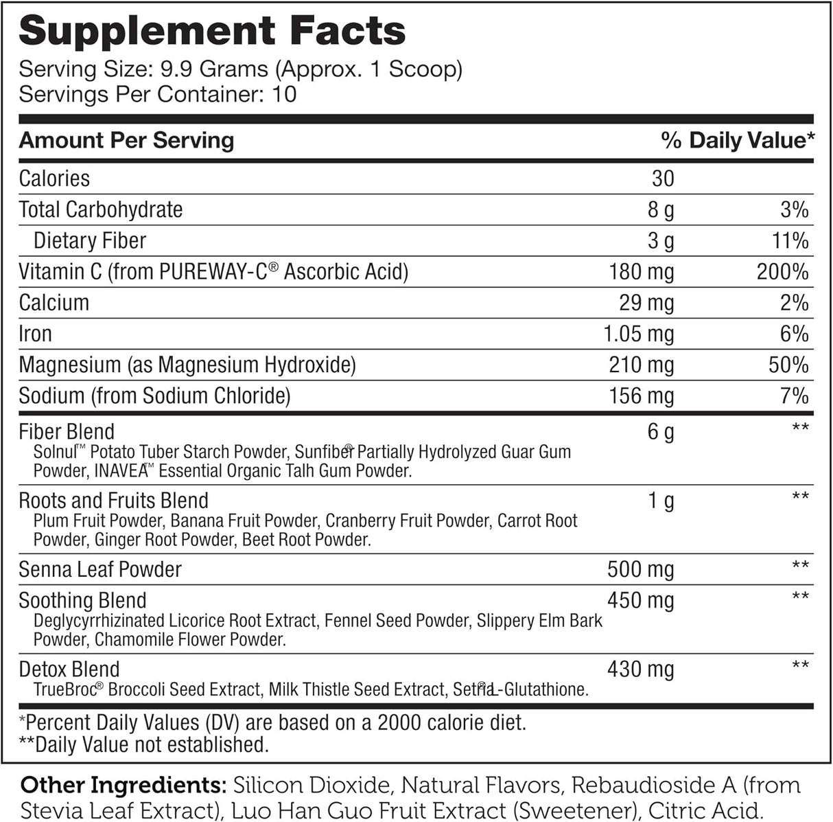 Suplemento Limpieza de colon para la salud intestinal 10 un