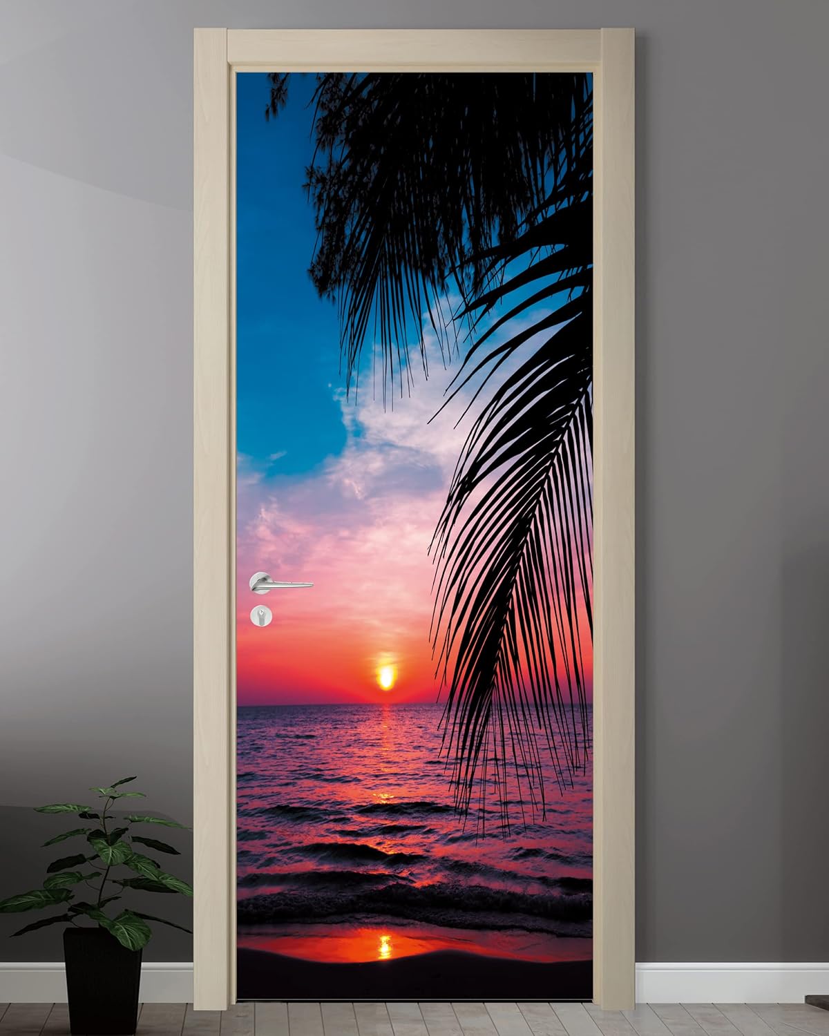 Pegatina de Puerta FLFK - Mural Removible 30.3 x 78.7 Set 2