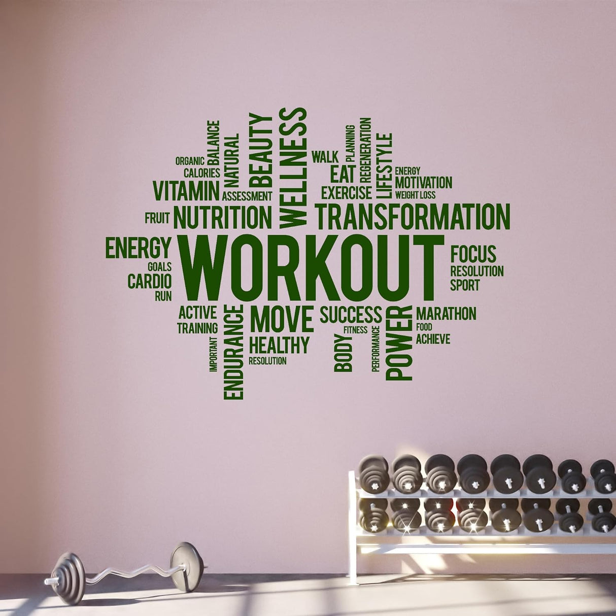 Vinilo Decorativo Motivacional para Gimnasio - Modelo ig6249