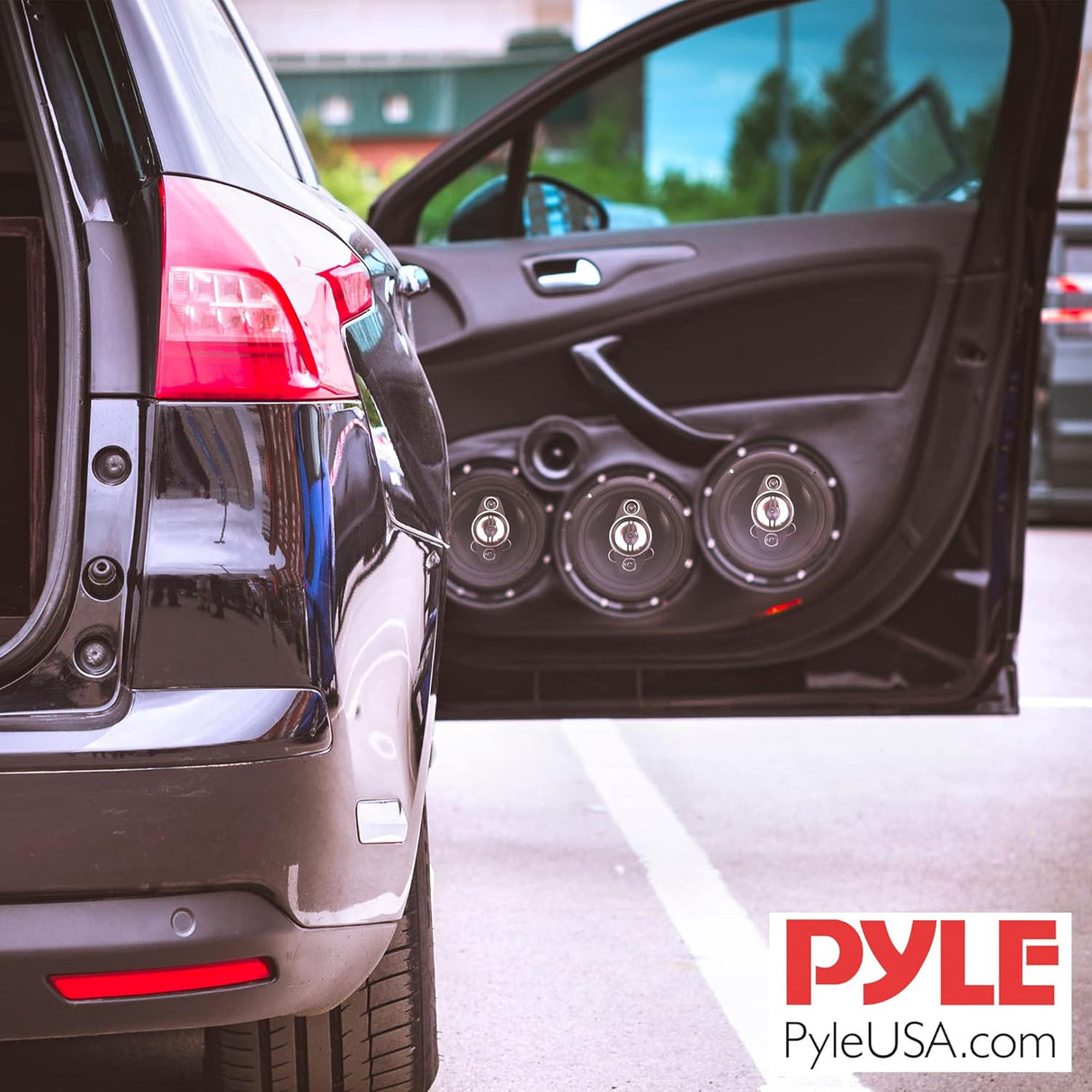 Parlante de cuatro vías 500 vatios PYLE PL814BK