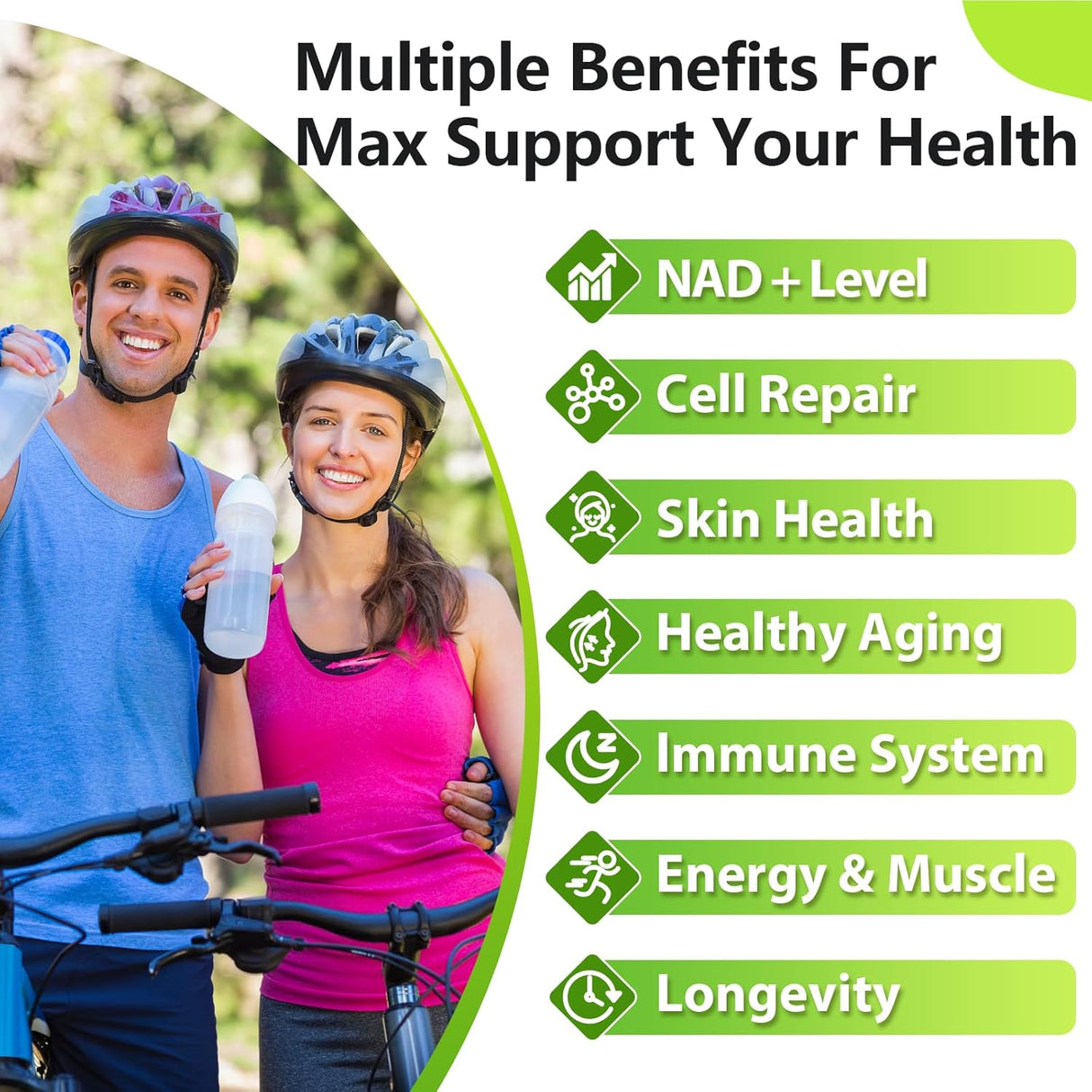 Suplemento Sublingual NMNH 500mg - Energía y Enfoque