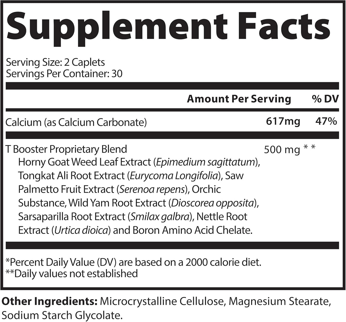 Suplementos Alimenticios Potenciador de testosterona natural