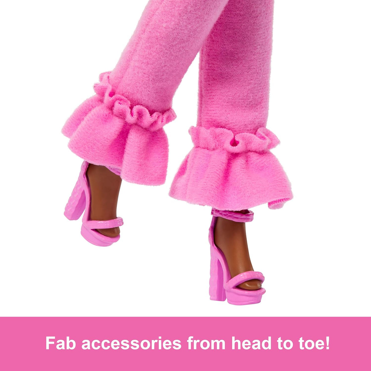 Barbie Deluxe Style Muñeca, Outfit Barbiecore, Trenzas, Accesorios