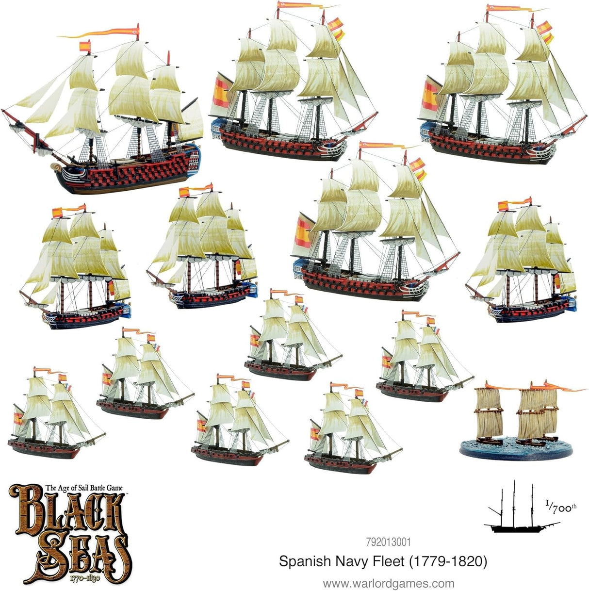 Juego de Estrategia Warlord Black Seas: Flota Española