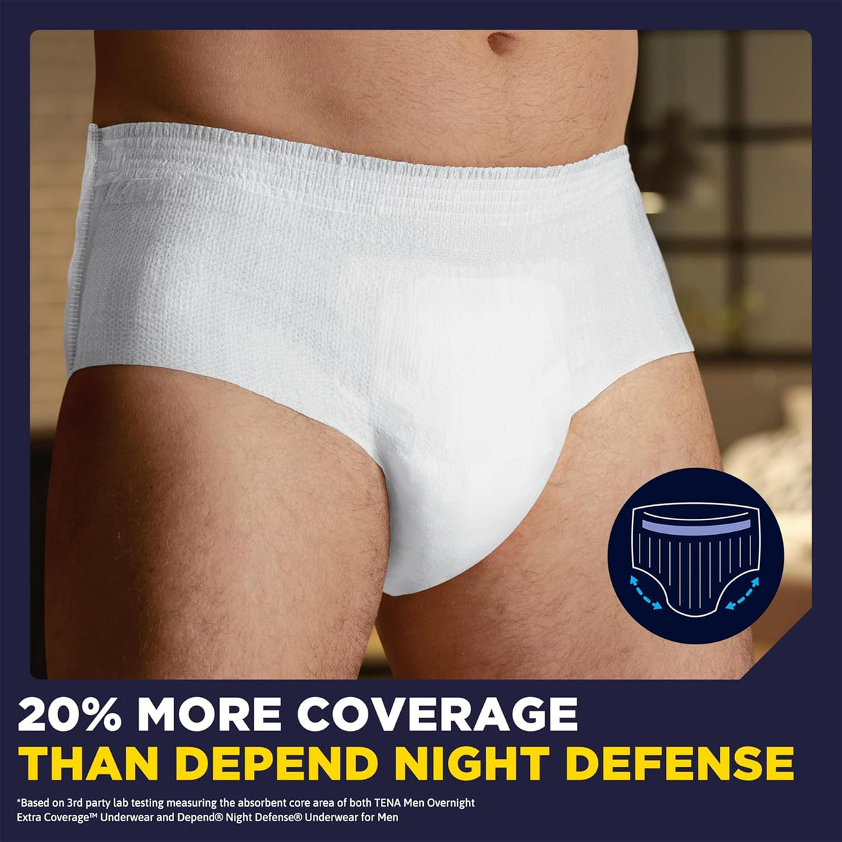 Protección TENA Men Overnight Extra Coverage L/XL 48 ct