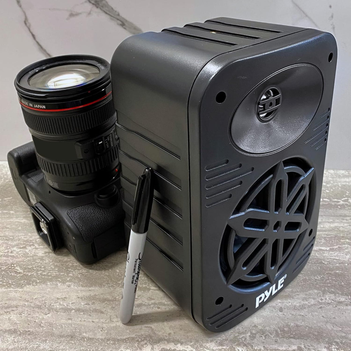 Par de altavoces Bluetooth para interiores y exteriores, 500 W, impermeable PDWRBT56BK