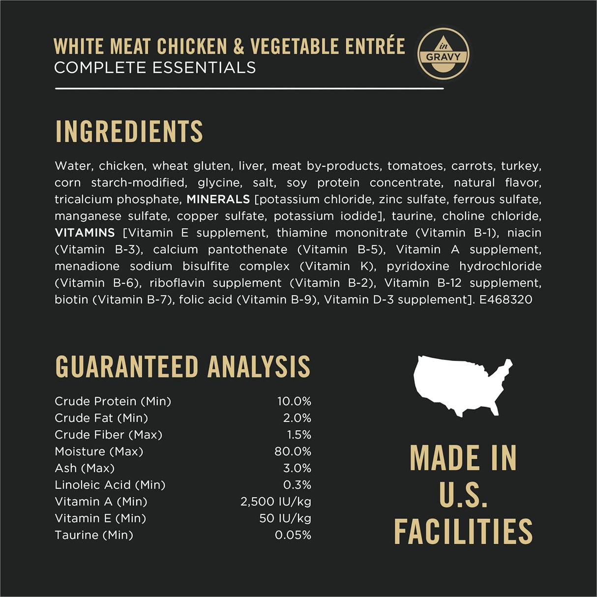 Alimento para gatos húmeda (24) 3 oz. Latas