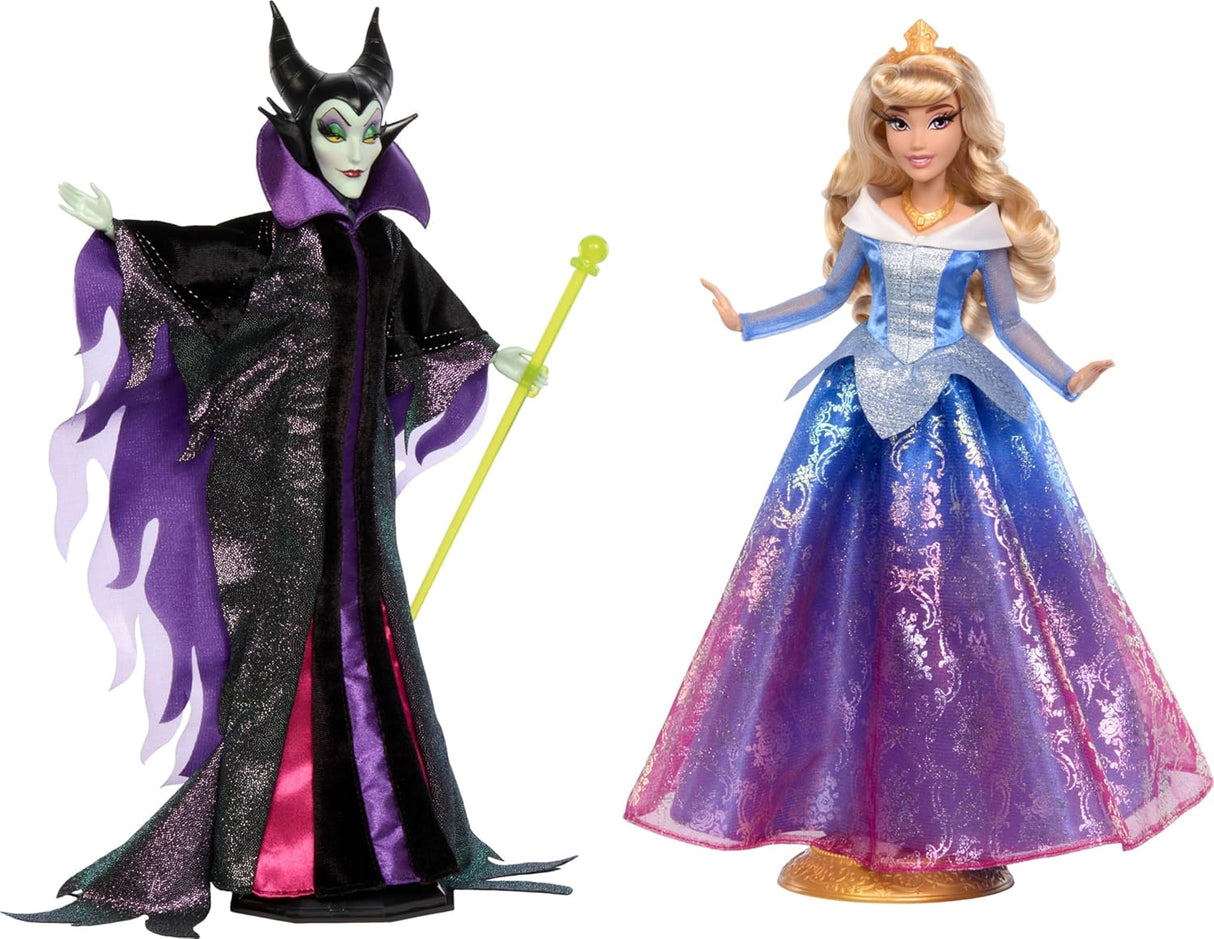 Muñecas Maleficent y Aurora, Mattel, colección Disney Princess