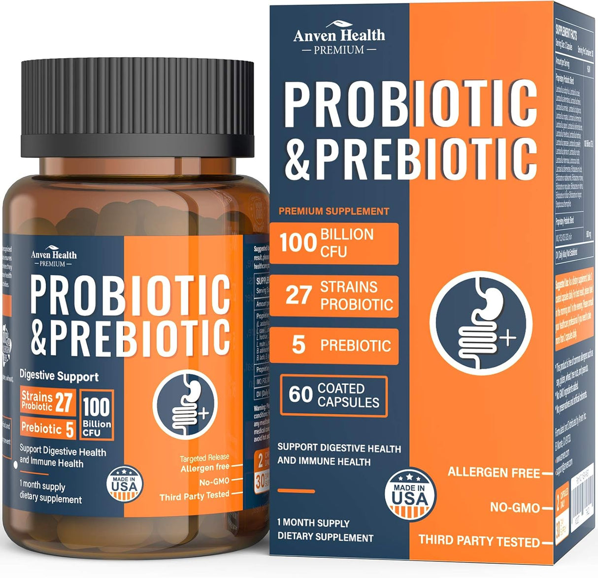 Suplementos Alimenticios Probióticos para hombres y mujeres