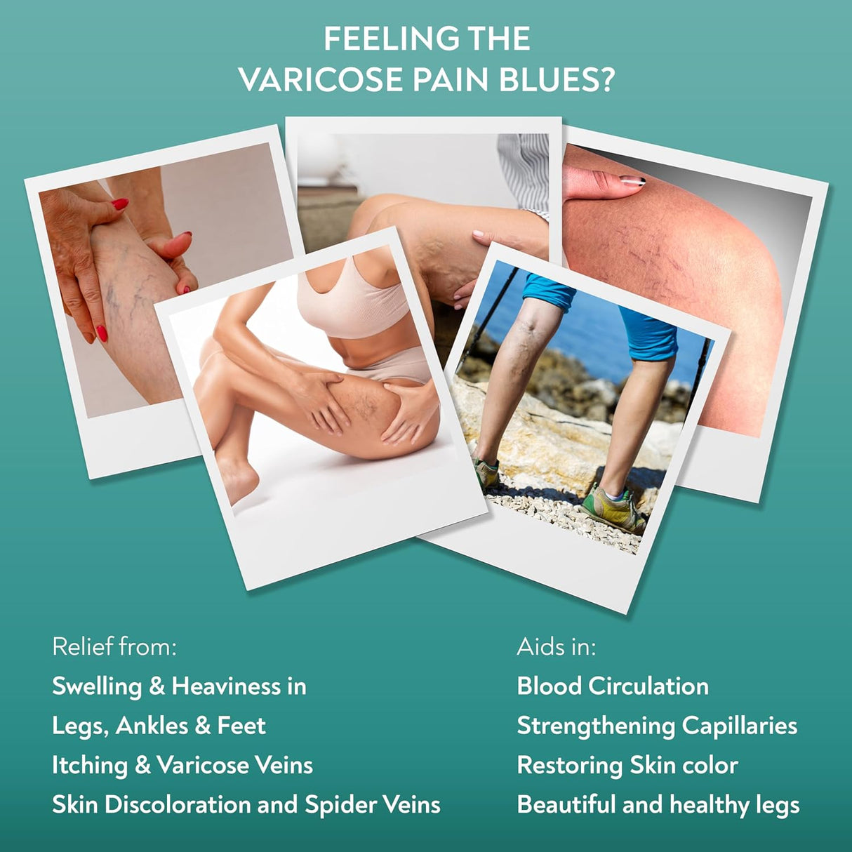 Crema para venas varicosas (1.76 onzas) Formulación ayurvédi