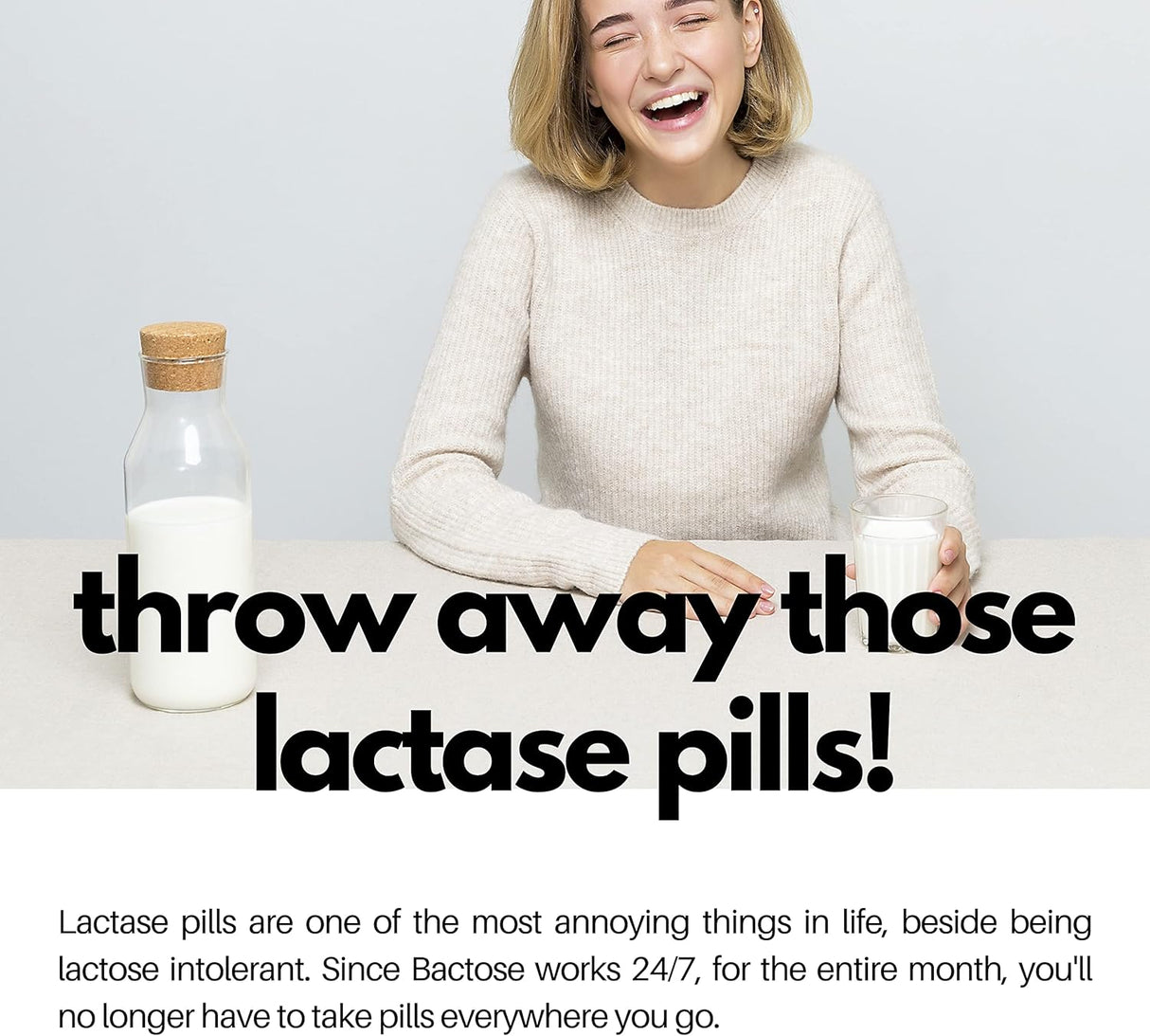 Suplemento de intolerancia a la lactosa enzimas 14 und