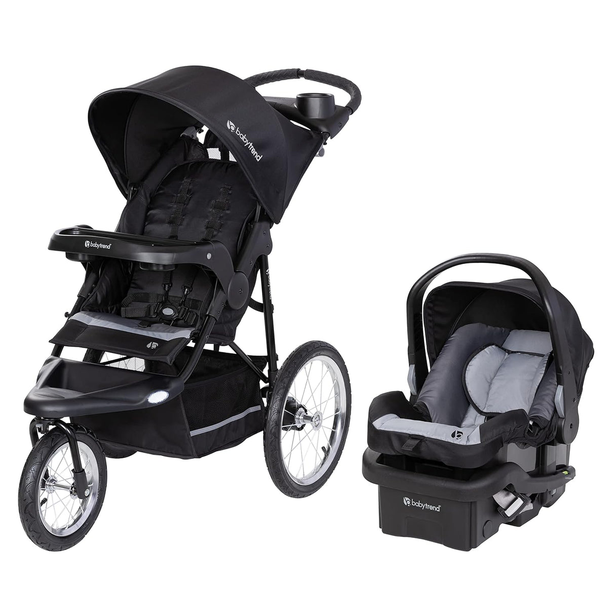 Coche de viaje Baby Trend Expedition Jogger Dash Black