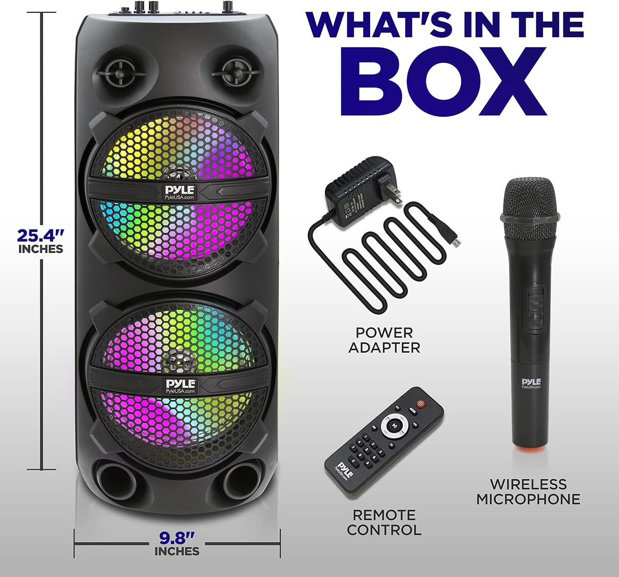 Altavoz PA portátil Bluetooth PYLE-PRO PPHP2814B