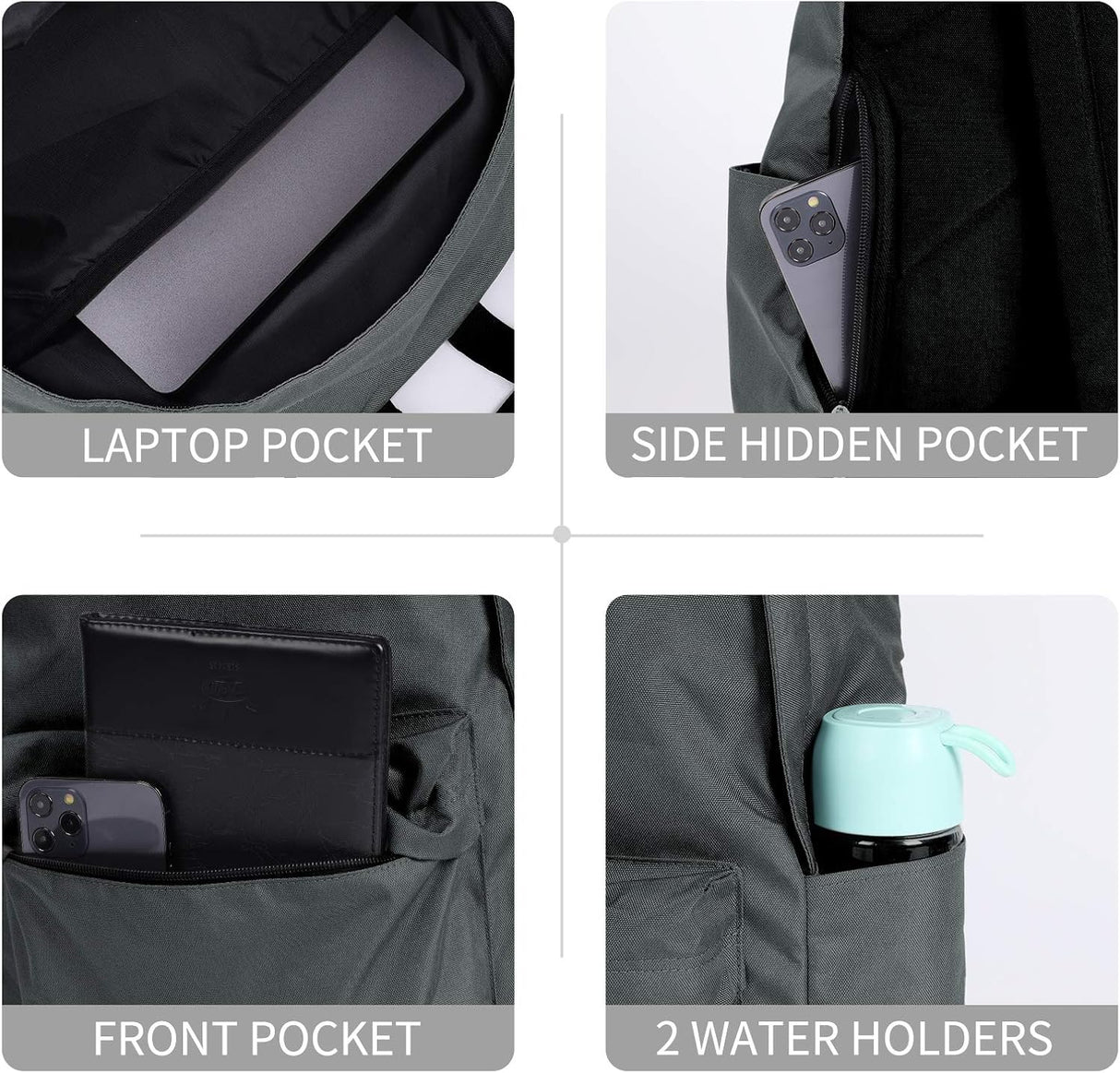 Mochila ligera para viajes universitarios y trabajo