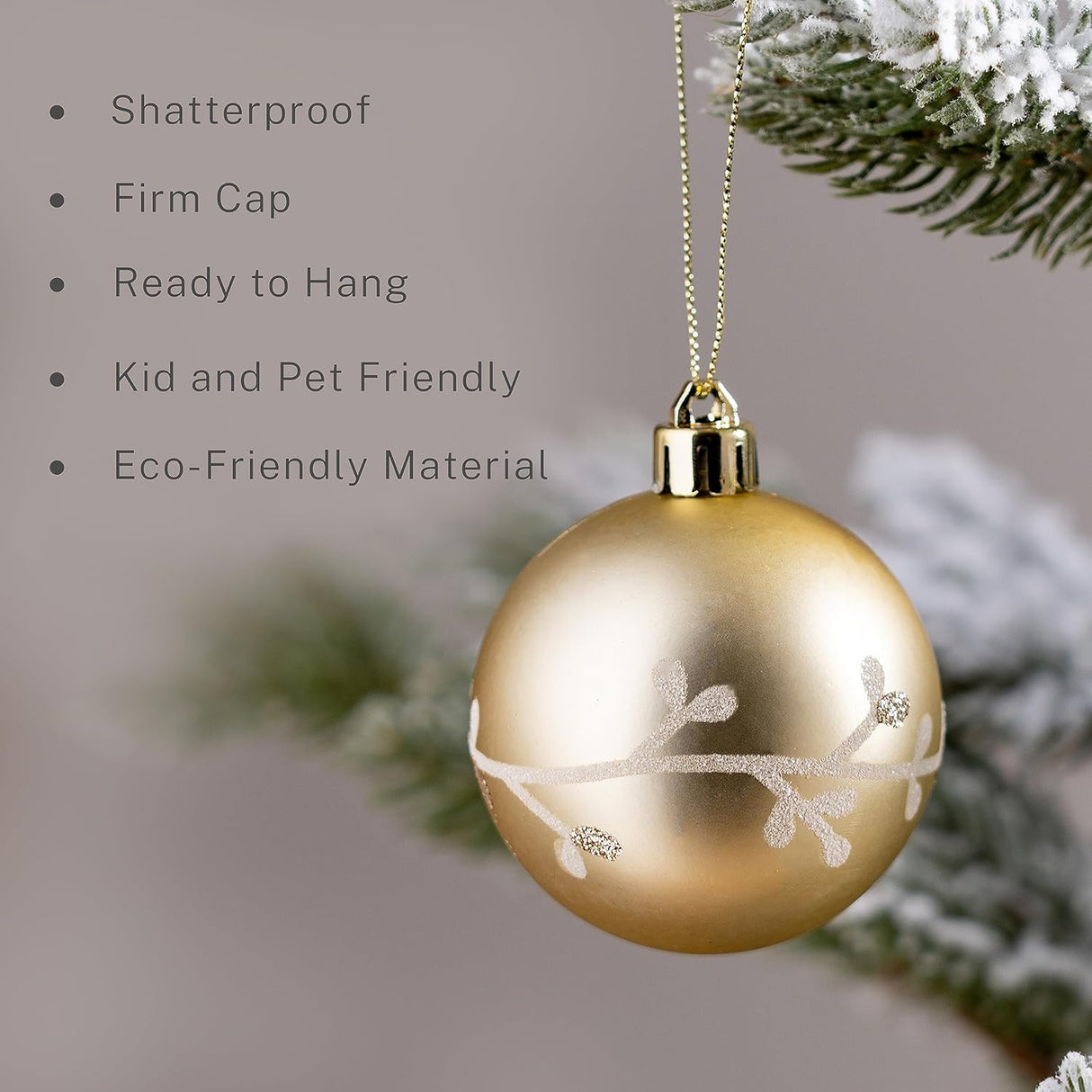 Adornos Navideños DecorbyHannah, 21ct, Shatterproof, Set