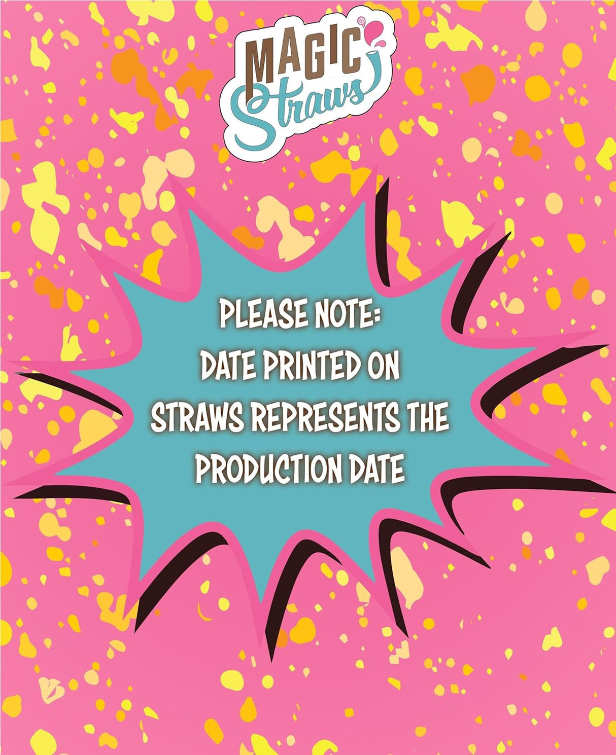 Milk Magic Pajitas aromatizantes de leche de chocolate - Caja de 24 pajitas de leche