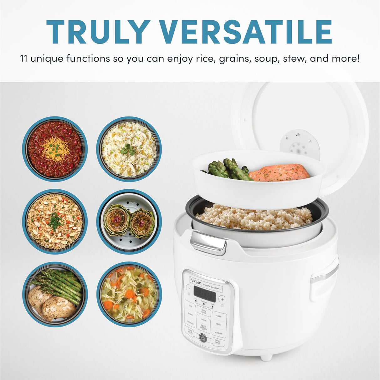 Arrocera Digital Aroma 20 Tazas, Función Sauté ARC-1230W